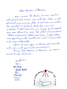 List dzieci z Madagaskaru do swoich Opiekunów w Polsce z okazji Bożego Narodzenia